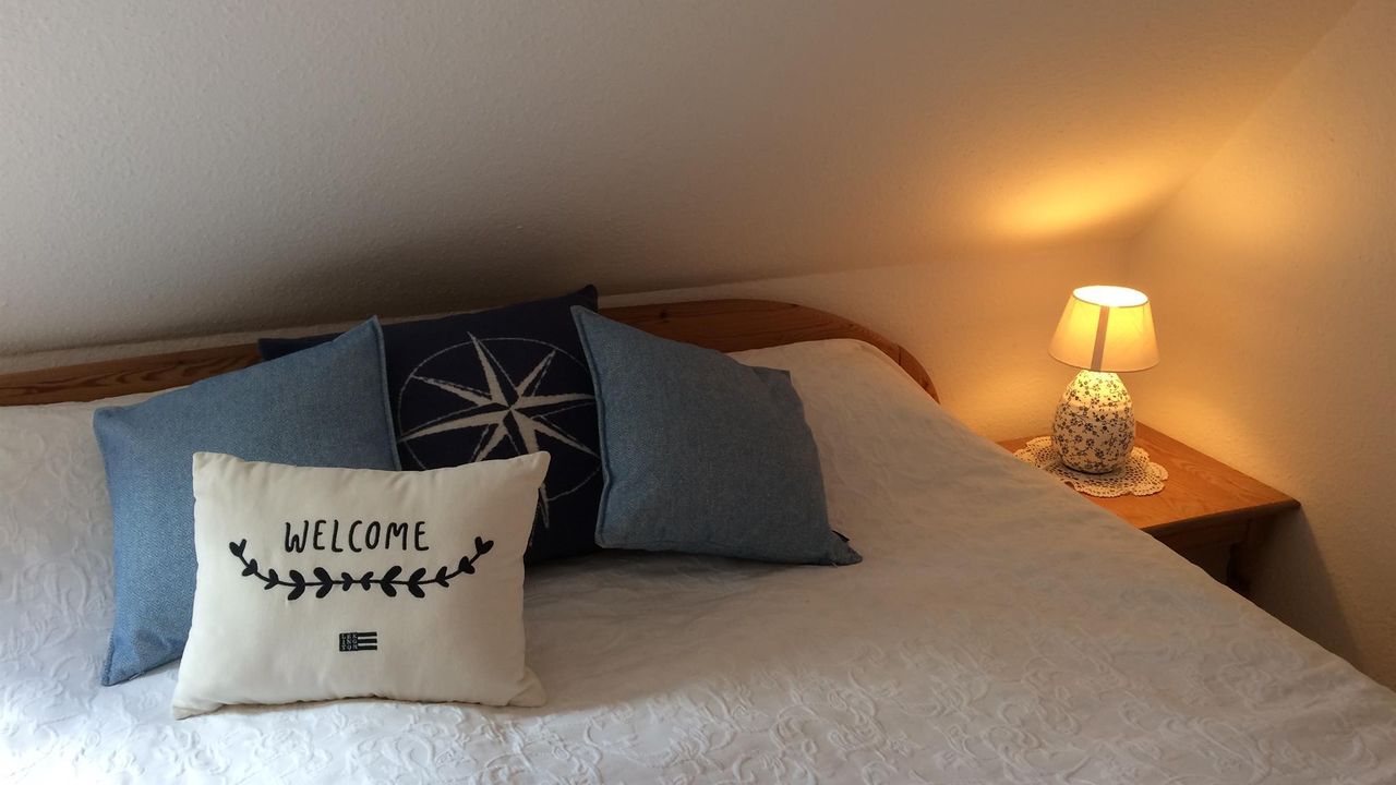 Schlafraum mit Doppelbett Schlafraum mit Doppelbett